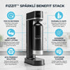 FIZZIT™ Spärklï Carbonated Water Soda Maker with Stainless Steel Bottle