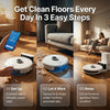 Osoji 3-in-1 Robot Vacuum and Mop - Robotic Vacuum Cleaner - Robot Vacuum - Dojo Duo 990 - WiFi Connection. HEPA Filter. Powerful Suction System, Ultra-Quiet